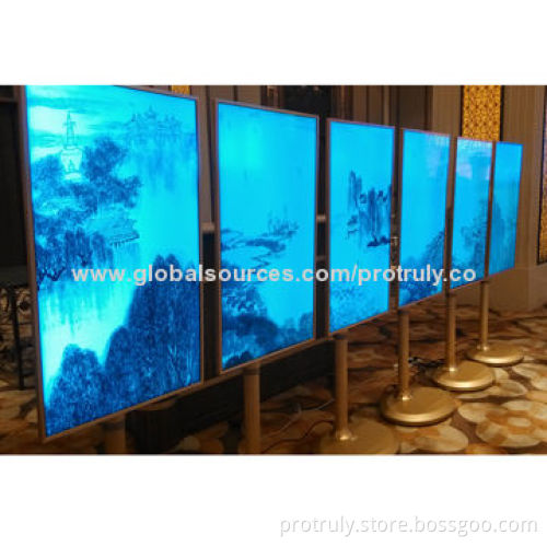 PCTV Digital Signage for Advertising, Remote Control by Phone, Rotatable and Height Adjustable
